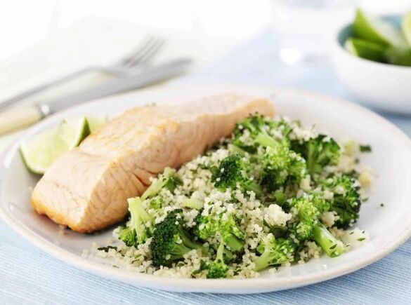 Fësch mat Broccoli